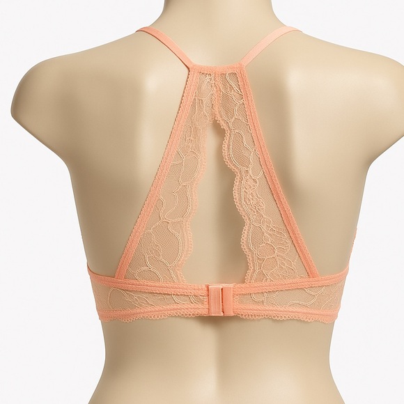 Keyhole Racerback Lace Bralette - Picture 4 of 4